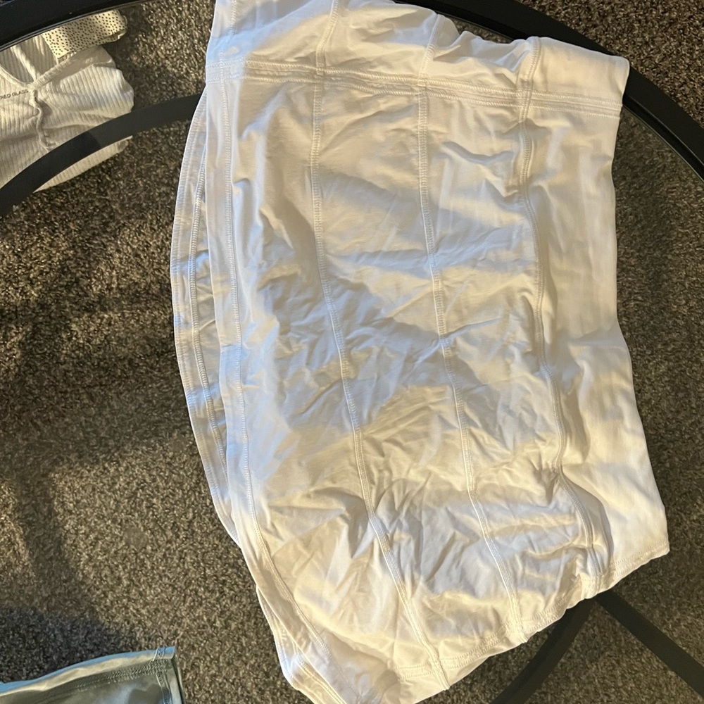 White Lulu Tennis Skirt